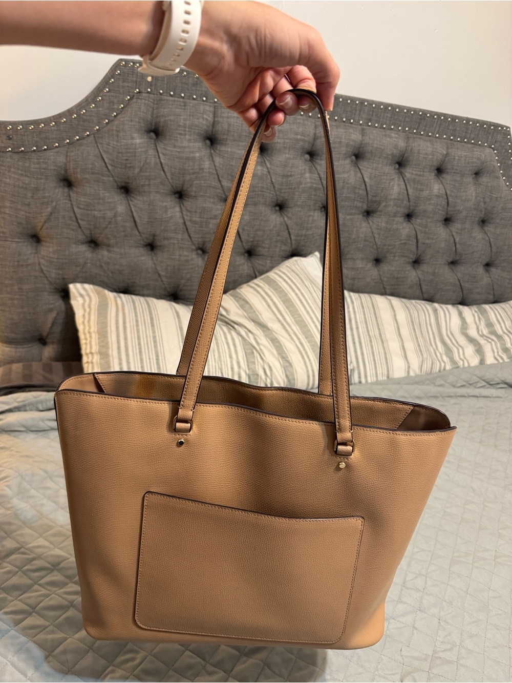 Large Tan Kate Spade Bag